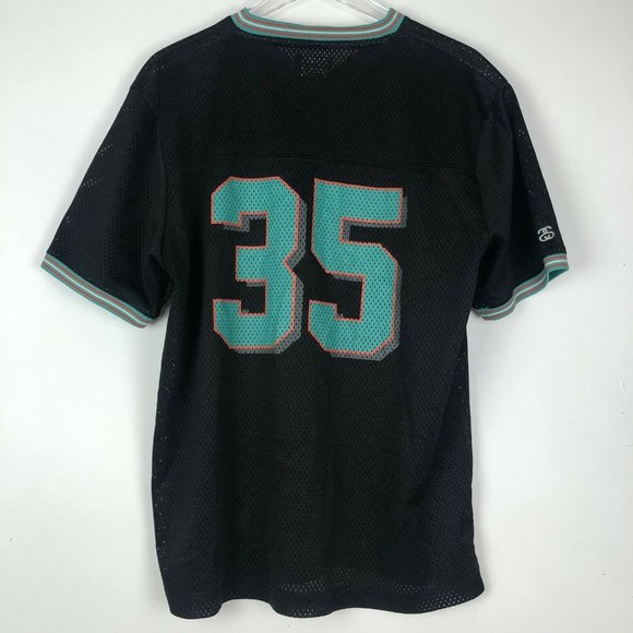 Stussy Tribe Black 2015 Football Mesh Jersey - Picture 2 of 11